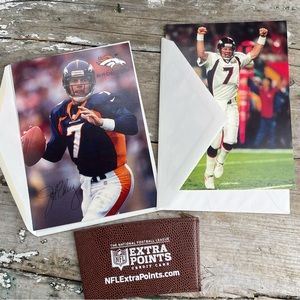 Vintage 90s Bernie Kosar's JOHN ELWAY 2 Greeting Cards DENVER BRONCOS